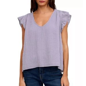 Velvet by Graham & Spencer Breanna Flutter Sleeve Top